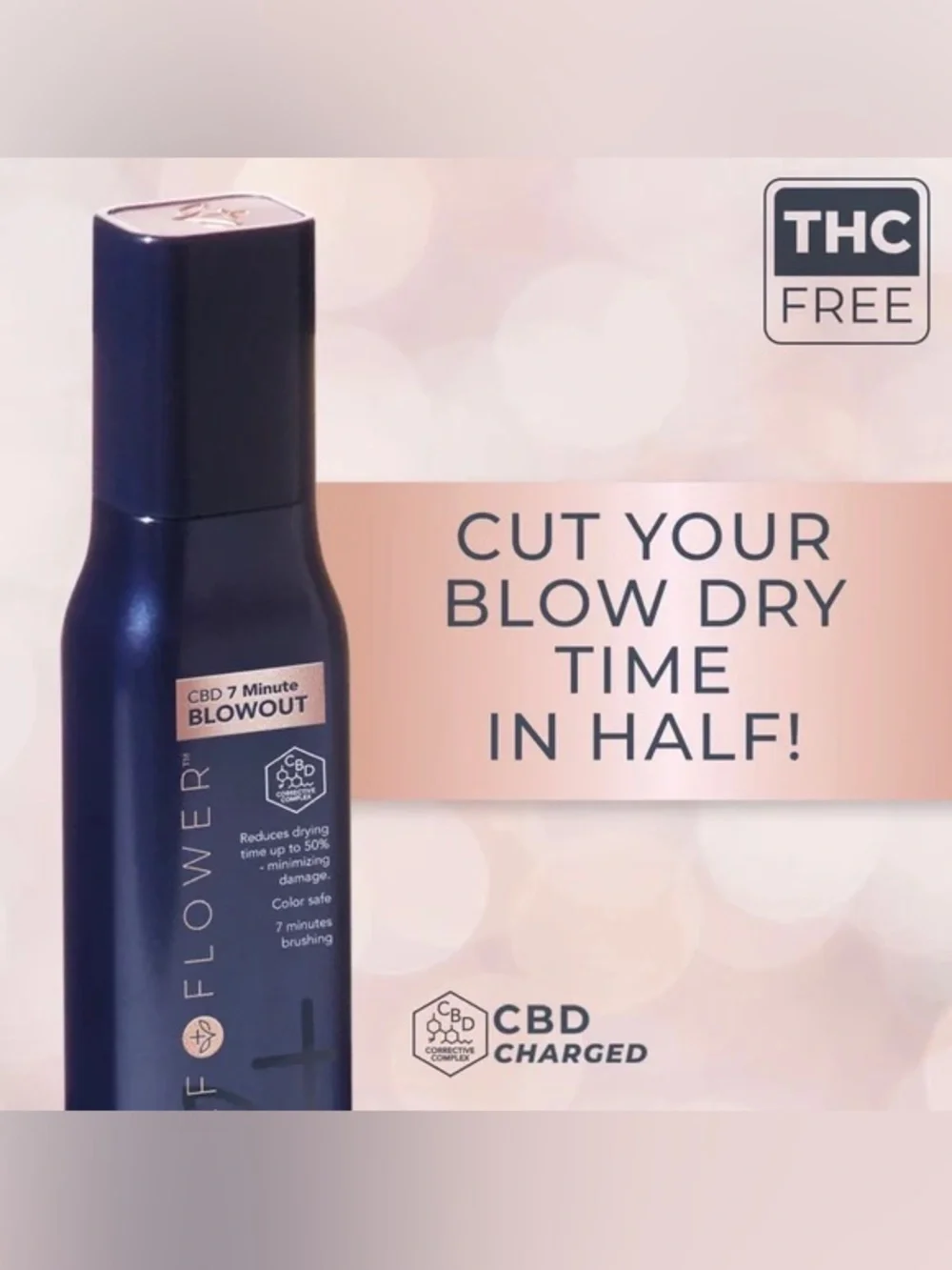 Leaf Flower CBD 7 Minute Blowout spray